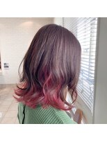 アンダートゥリールーツ(UNDER TREE ROOTS)&nbsp;ロング×カラー×インナーカラー×トリートメント