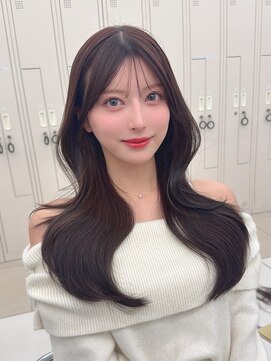 コア 銀座(COA) カットカラー、顔まわり、レイヤーカット