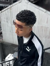 メンズ アルス(Men's ARS)&nbsp;短髪 黒髪極道パーマ