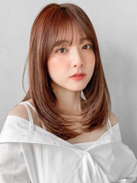 キリ 表参道(kyli) シースルーバングワンカールモテ髪似合わせカット#405g0110