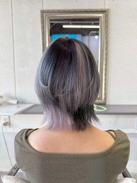 セレーネヘアー 難波店(Selene hair) デザインカラー☆ホワイトブラック