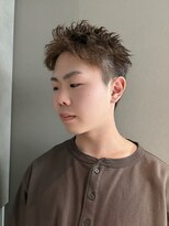 シエル バイ ケンジ 登戸 生田(CIEL by KENJE)&nbsp;ルーズショートパーマ×茶髪秋冬トレンドヘア