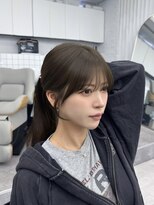 アマトウキョウ 表参道(AMA TOKYO)&nbsp;レイヤーカット 韓国ヘア 顔周りカット高島大登