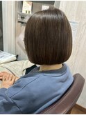 ストレートボブ/ミニボブ/コンパクトボブ/白髪ぼかし/うねり改善