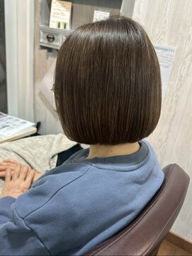 コルテ 倉敷西坂店(CoRte.) ストレートボブ/ミニボブ/コンパクトボブ/白髪ぼかし/うねり改善