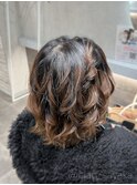 ハーフツイン/心斎橋ヘアセット