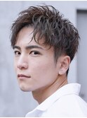 大阪梅田アクティブショートルーズショートセンターパート短髪◆