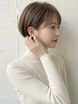 カバーヘア ブリス 川口(COVER HAIR bliss)&nbsp;ラテグレージュ大人美人耳かけクールショートA13川口30代40代