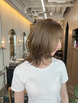 ソエル(Soell)&nbsp;神戸元町三宮髪質改善 レイヤーカット ベージュカラー 30代 40代