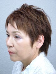 パリジェンヌ風ヘアで若返りを◎30代40代