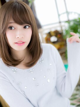 カバーヘア ブリス 大宮西口(COVER HAIR bliss) *+bliss大宮+*女子力全開！斜めバング小顔ワンカールｂ!