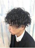 マッシュヘアツイストスパイラルパーマツイスパくるくるパーマ