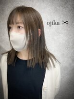 オジカ(ojika) 顔回りレイヤースタイル