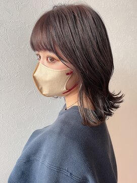 アルカディア(Arcadia) #巨峰カラー#外ハネ#インナーカラー#ツヤツヤカラー