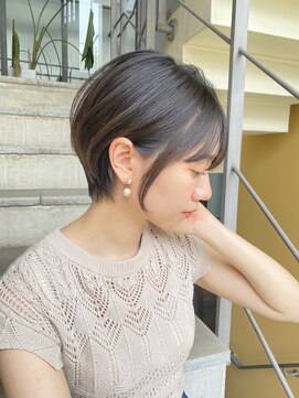 レーヴバイロンド 仙台(Reve by Lond) 骨格補正くびれショート　似合わせカット　アースカラー