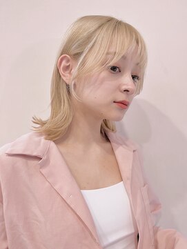 ゲーム 原宿店(GAME) ブロンド/顔周り/オージュア/ダブルカラー/髪質改善/原宿