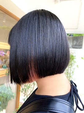 モカヘアー(mocha hair) ミニボブ