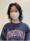 くりくりパーマ女子!