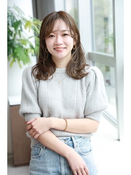 キッカ 千葉店(CHICCA) シースルーバングのロングヘア