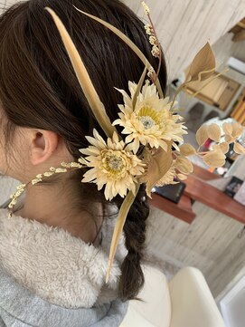 オリバー 諫早店(ORiVER) ヘアセット　編みおろし