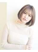 スタイリング時間3分/ボブ/ベージュ