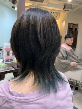 エイチアンドシーヘア(H&C HAIR) インナーブルー