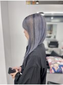 ブルーとシルバーカラーのデザインカラー