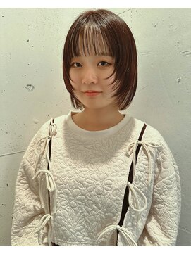 スノッブエモア(SNOB emoi) ボブウルフ×インナーカラー