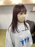カット+ハイライトカラー+髪質改善oggiottoトリートメント　￥19000-