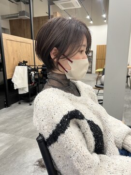 アノネ(anone) ショートボブ×グレージュ