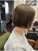 髪質改善メテオカラー*ショートボブ