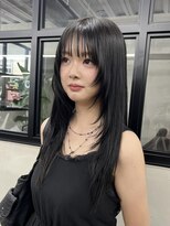 ニコ トウキョウ 渋谷(nico TOKYO)&nbsp;レイヤーカット顔まわりカット透明感オリーブグレージュ渋谷