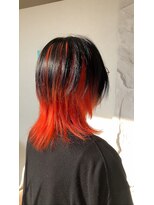 マジックデイズ(Magic Days)&nbsp;ウルフカット×オレンジツートーンカラー