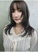 レイヤーカット、ミディアム