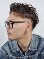 ヒロギンザ 仙台名掛丁店(HIRO GINZA)&nbsp;メンズショートビジネスツーブロックセンターパートフェード