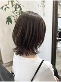 マッシュショートおしゃれ女子ウルフヘア外ハネボブレイヤーボブ