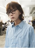 メンズボブカットアンニュイボブヘア