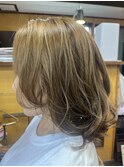 ミディアムレイヤーの外ハネボブ