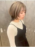 ウルフ/レイヤー/顔まわり/アンブレラカラー