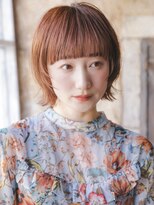 カライング(ing) 大人可愛いひし形ショートボブ×マッシュ前髪あり20代30代40代