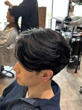 トリウェル(TRIWELL) 曲がる縮毛矯正+メンズカット