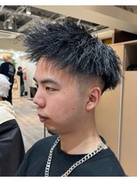 ルースト 渋谷店(ROOST)&nbsp;[バチイケスタイル]ジェットモヒカン×ツイストパーマ