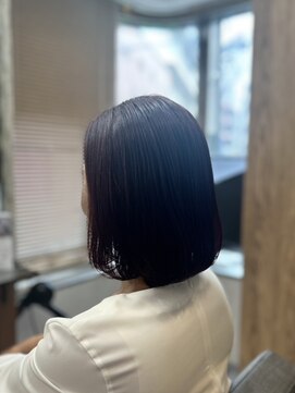 フラワーオーガニック(flower organics) 【フラワーオーガニック青池】　～艶髪ワンレンミディ～