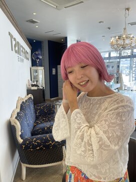 コワファースト 大分(COIFF1RST) ハイトーン!ピンクベージュカラー