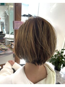 大人クール◎ハイライトショートスタイル