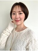 丸みショート/コンパクトショート/似合わせカット30代40代p川口