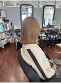 切りっぱなしボブ