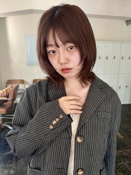 ガーランドギンザ(Garland Ginza) レイヤーボブ ココアブラウン