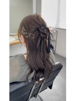 エルエスヘアー(LS HAIR)&nbsp;ハーフアップカチモリ☆