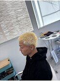 ブロンドショート　メンズ